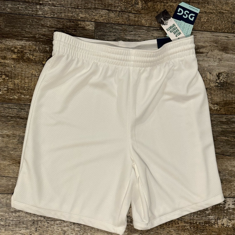 DSG Girl’s White Basketball Shorts - New
